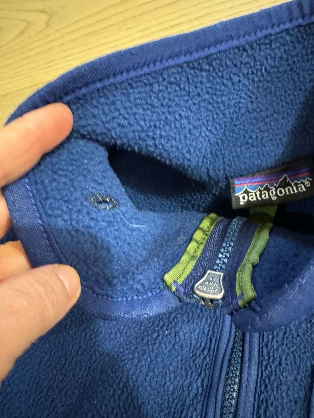 Vintage Patagonia Made in USA Synchilla Fleece Full Zip Jacket with Chest Pocket - Picture 8 of 12